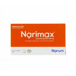 Narimax 500 mg Proszek w Saszetkach (10 szt) Probiotyk Lactobacillus Narine Narum