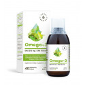 Kwasy Omega-3 (370 mg DHA + 700 mg EPA) 200 ml w Płynie Aura Herbals