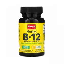 Witamina B-12 Methyl 1000 mcg (100 tab do ssania) Metylokobalamina Jarrow Formulas
