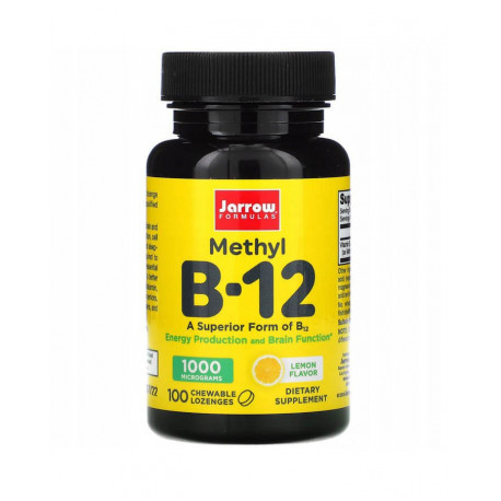 Witamina B-12 Methyl 1000 mcg (100 tab do ssania) Metylokobalamina Jarrow Formulas