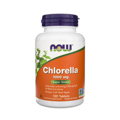 Chlorella 1000 mg Chlorofil (120 tab) Now Foods