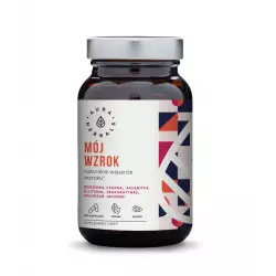 Mój Wzrok - Naturalna Luteina i Zeaksantyna - Wsparcie Wzroku (60 kaps) VEGE Aura Herbals
