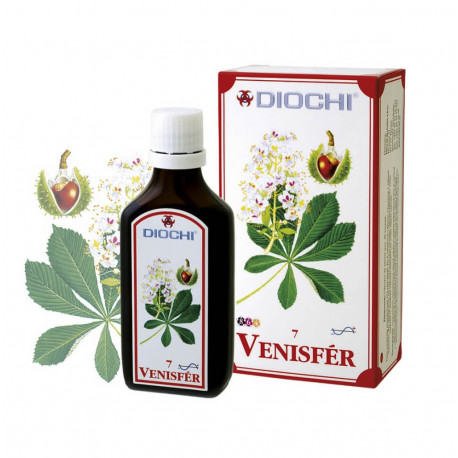 Venisfer Płyn 50 ml (harmonizuje meridian serca, osierdzia, jelita cienkiego, trzech ogrzewaczy) Diochi