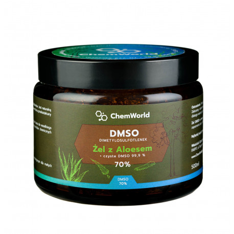 Żel DMSO 70% z Aloesem Meksykańskim 500 ml ChemWorld