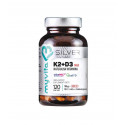 Witamina K2 + D3 MAX 100 mcg + 4000 IU (120 kaps) Silver MyVita