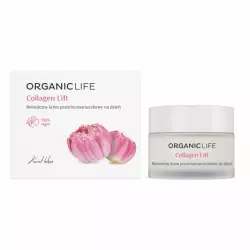 Collagen Lift Botaniczny Przeciwzmarszczkowy Krem na Dzień Kwiat Lotosu 50 g Organic Life