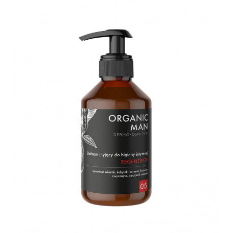 Organic Man Balsam Myjący do Higieny Intymnej REGENERATE 250 g dla Mężczyzn Organic Life