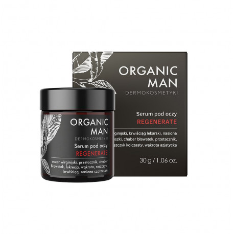 Organic Man Serum pod Oczy REGENERATE 30 g dla Mężczyzn Organic Life