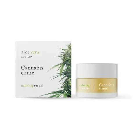 Wyciszające Serum Aloes Olejek konopny Balsam Copaiba 15 g Organic Life