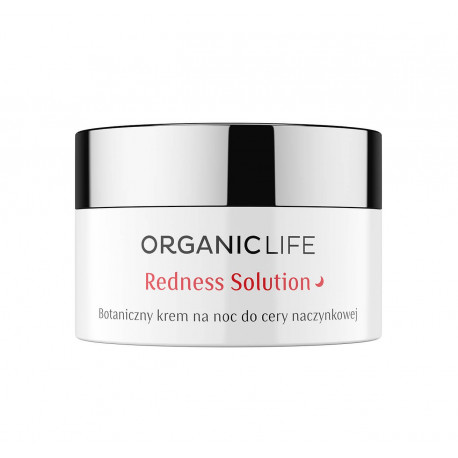 Krem na Noc Do Cery Naczynkowej Dzika Róża 50 g Redness Solution Organic Life