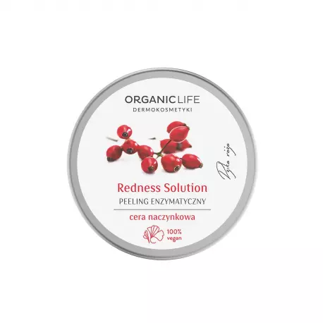 Peeling Enzymatyczny do Cery Naczynkowej 100 g Redness Solution Organic Life