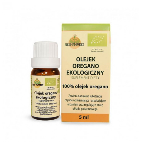 Olejek Oregano 100% Ekologiczny 5 ml Medi-Flowery