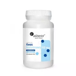 Kwas Hialuronowy Niskocząsteczkowy Naturalny 150 mg (100 tab) Aliness