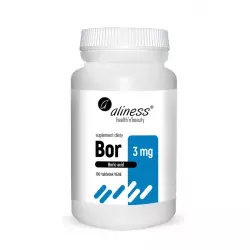Bor 3 mg Kwas Borowy (100 tab) Aliness