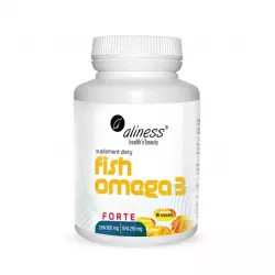 Fish Omega 3 Forte Kwasy EPA 500 mg i DHA 250 mg (90 kaps) Aliness