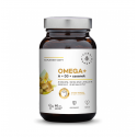 Omega+ Witamina A + D3 2000 IU + Czosnek Kwasy DHA 54 mg + EPA 81 mg (60 kaps) Aura Herbals