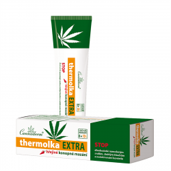Thermolka Extra Rozgrzewający Żel Przeciwbólowy z Konopi (na mięśnie, stawy, kręgosłup) 150 ml Cannaderm