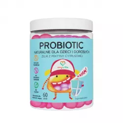 PROBIOTIC Naturalne Żelki z Probiotykami dla dzieci i dorosłych (60 szt) MyVita