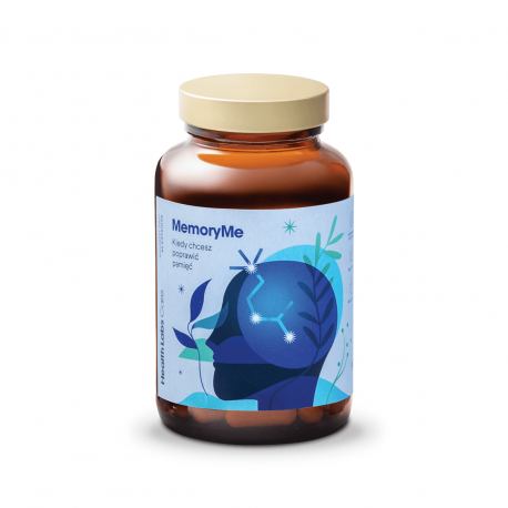 MemoryMe (90 kaps) Pamięć Wsparcie Mózgu Uczenie się Health Labs Care