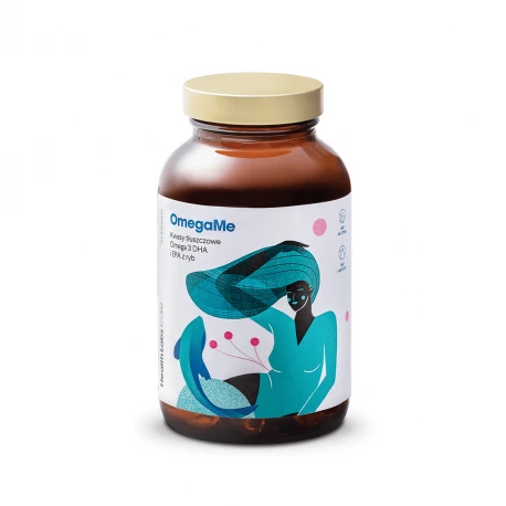 OmegaMe Kwasy Tłuszczowe Omega-3 EPA + DHA (60 kaps) Health Labs Care