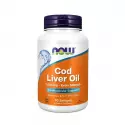 Cod Liver Oil 1000 mg Tran Olej z Wątroby Dorsza (90 sg) Now Foods