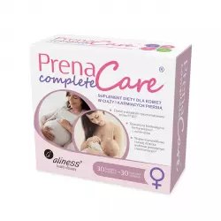 PrenaCare Complete dla Kobiet w Ciąży i Karmiących piersią (60 kaps) Aliness