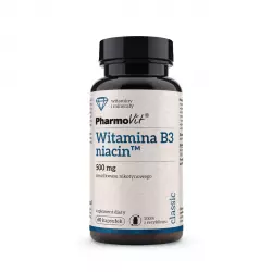 Witamina B3 Niacyna 500 mg (60 kaps) Pharmovit