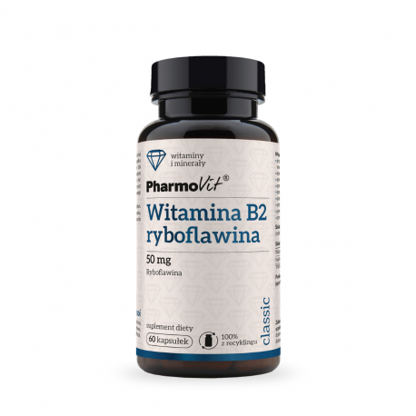 Witamina B2 Ryboflawina 50mg (60kaps) Pharmovit