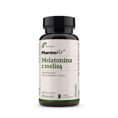 Melatonina 1mg + Melisa 200mg (60kaps) Pharmovit