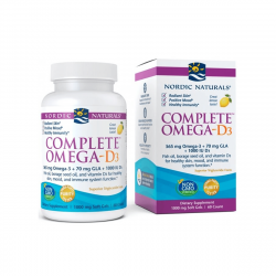 Complete Omega-D3 Omega-3 565 mg + GLA 70 mg + Witamina D3 1000 IU (60 sg) Nordic Naturals