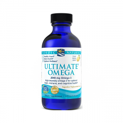 Ultimate Omega-3 2840 mg Cytrynowy Smak EPA DHA Naturalny Olej z Ryb Głębinowych (119 ml) Nordic Naturals