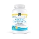 Arctic Cod Liver Oil Omega-3 750 mg Cytrynowy Smak EPA DHA Naturalny Olej z wątroby Dorsza Arktycznego (180 sg) Nordic Naturals