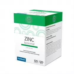 LIPOCAPS ZINC 15 mg Cynk Liposomalny + Miedź w Kapsułkach (120 kaps) ForMeds