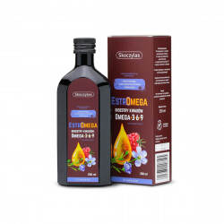 Estromega Standard BioEstry Kwasów Omega-3-6-9 Olej Lniany Płyn (250 ml) Skoczylas
