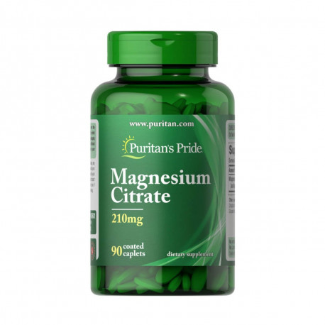 Cytrynian Magnezu 210 mg (90 tab) Stres Skurcze Puritan's Pride