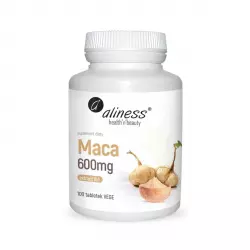 Maca 600 mg Ekstrakt z korzenia (100 kaps) Aliness