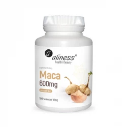 Maca 600 mg Ekstrakt z korzenia (100 tab) Aliness