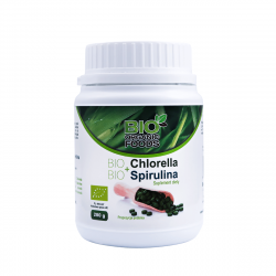 Chlorella BIO + Spirulina BIO 280 g Tabletki Bio Organic Foods