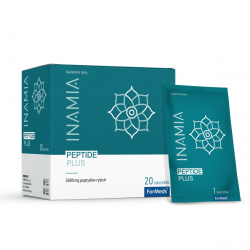 INAMIA Peptide Plus 5000 mg Peptydy Kolagenowe Rybie (20 saszetek) ForMeds