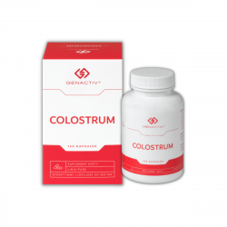 Colostrum Bovinum 200 mg Liofilizowana Siara Bydlęca 2h Wsparcie Odporności (120 kaps) Genactiv