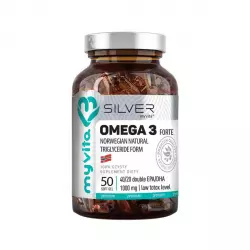 Omega 3 Forte 1000 mg Kwasy Tłuszczowe EPA DHA (50 sgels) Silver MyVita