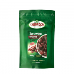 Żurawina Suszona Całojagodowa Cała 500 g TARGROCH