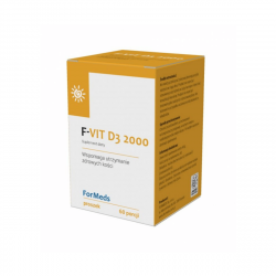 F-VIT D3 2000 Wsparcie Zdrowych Kości Proszek 48 g ForMeds