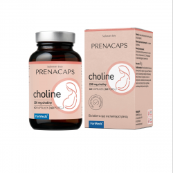 PRENACAPS CHOLINE dla Kobiet w Ciąży i Karmiących Piersią 250 mg Choliny (60 kaps) ForMeds