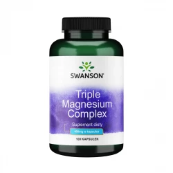 Magnez Cytrynian Tlenek Triple Complex 400 mg (100 kaps) Swanson