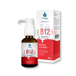 Witamina B12 Metylokobalamina 200µg 30ml w płynie krople Avitale