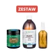 Zestaw Żel DMSO 50% z Aloesem Meksykańskim 190 ml + DMSO CZDA 99,9% 500 ml + Butelka szklana z Atomizerem 100 ml ChemWorld