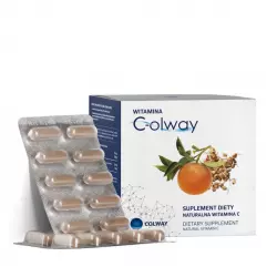 Naturalna Witamina C C-olway Ekstrakt Gryka kiełkująca Gorzka pomarańcza (100 kaps) Colway