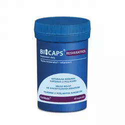 BICAPS RESVERATROL Trans-resweratrol i Witamina C (60 kaps) ForMeds