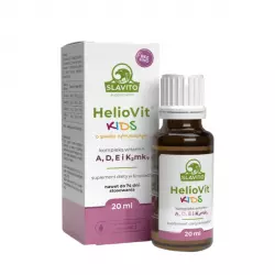 HelioVit KIDS Kompleks Witamin ADEK (K2 MK-7) dla Dzieci o Smaku Cytrynowym Krople 20 ml Hubert Czerniak Slavito